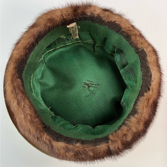 Miller & Rhoads Union Made USA Fur Pill Box Hat - Picture 8 of 11